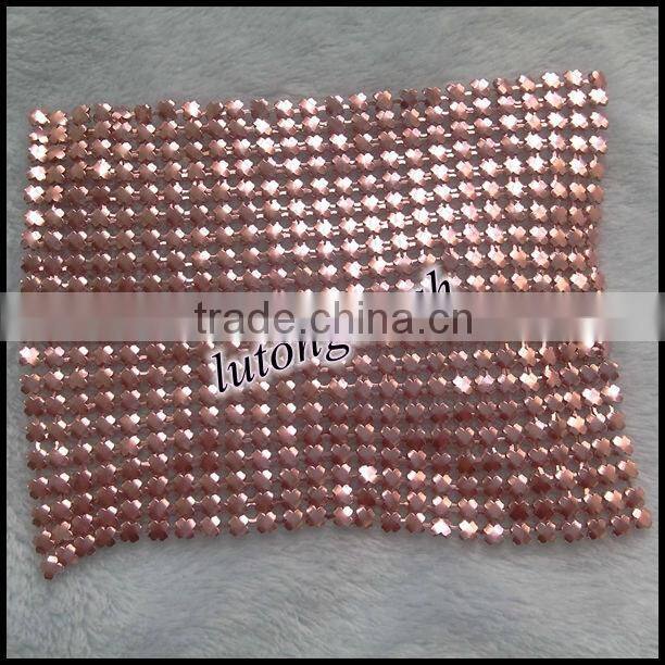 Anping 2014 new design fashion round metal sequin fabric
