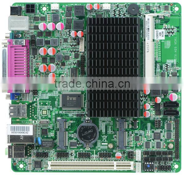 Factory best prices Intel Atom N2800 fanless industrial motherboard for car pc X86 embedded linux board hot selling