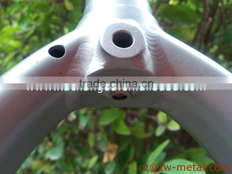 Titanium road bicycle fork titanium fat & cruiser bicycle front fork with disc brake