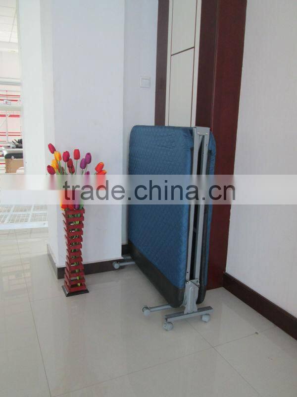 metal folding bed with cushion