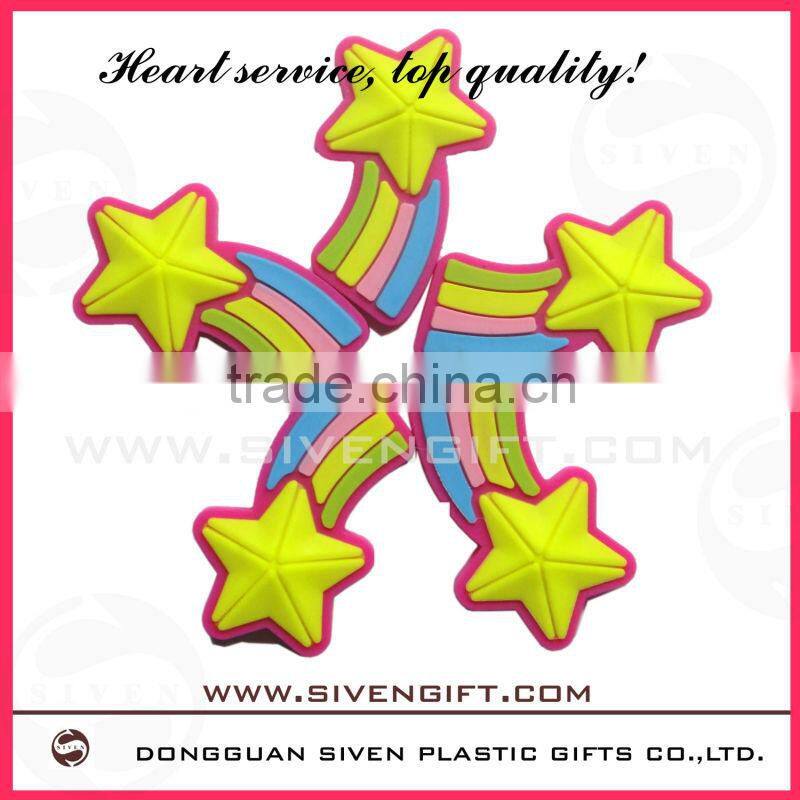 high quality OEM 3D PVC shoe decorative with shoe