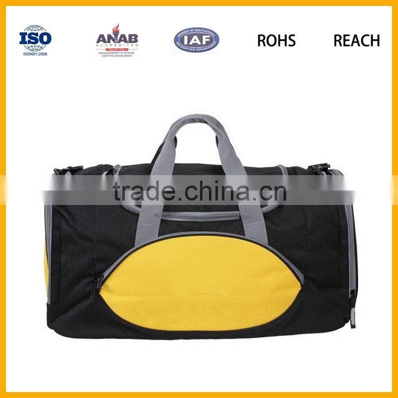 2016 New Design custom Wholesale travel Gym bag for sports