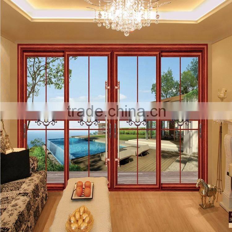 Aluminum automatic glass door/automatic sliding door