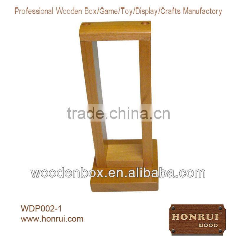 HR wooden headphone stand,headphone dispaly