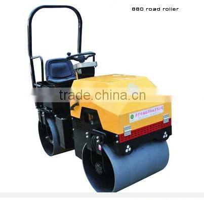 1 ton hydraulic vibration double drum compact road roller
