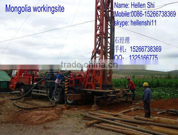 400m cheap truck mounted rotary water well drilling rig BZC400ZY