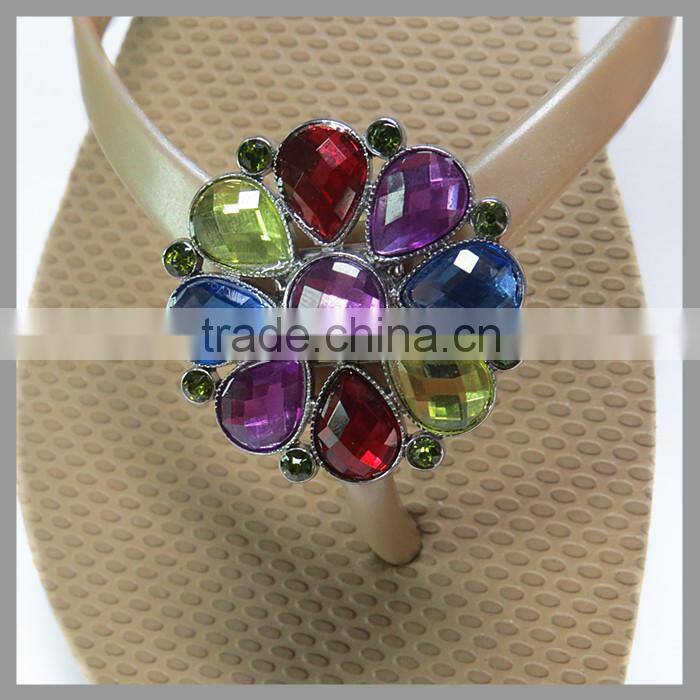 Metal Rhinestonec Shoe Ornaments For Women