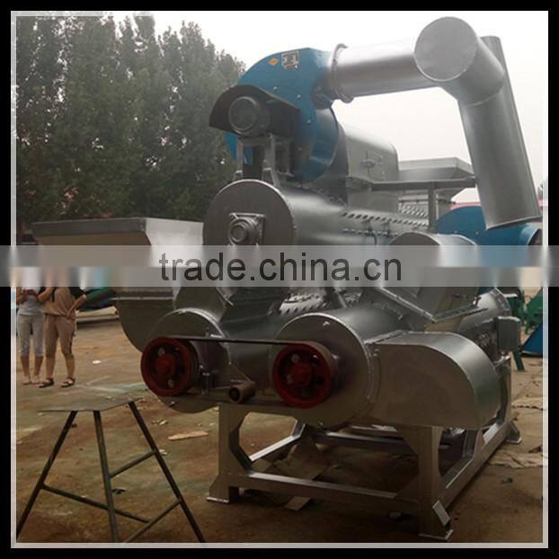 Stainless and high speed three shafts label remover