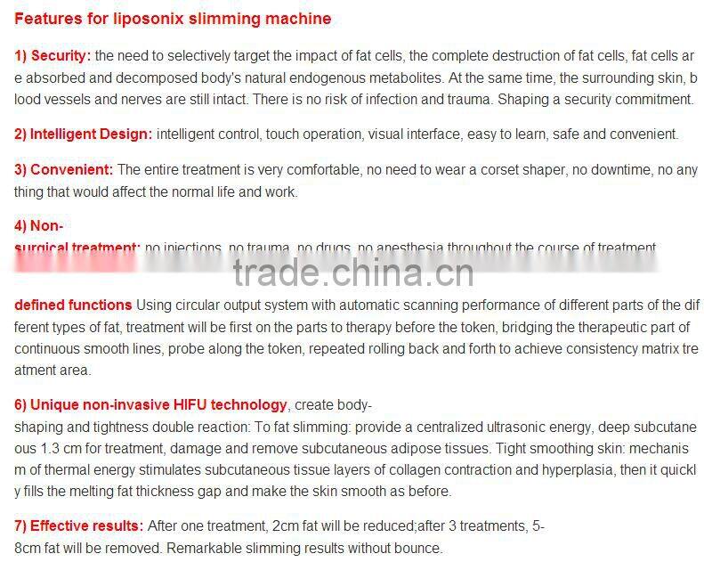 Ultrasound weight loss electronic beauty slimming machine