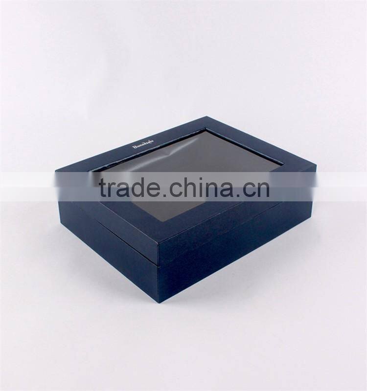 Good quality customized paper display box with clear window
