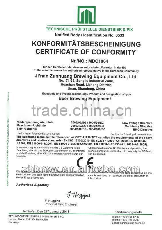 copper micro beer brewing equipment for wholesale price