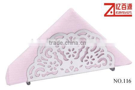 hot sale metal table decoration wedding napkin holder