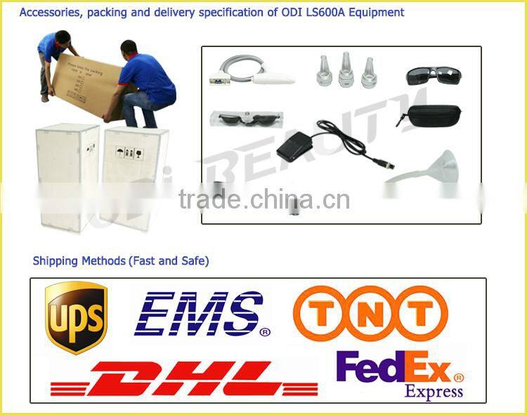 OD-LS600A 2015 High performance machine Q Switch YAG laser tattoo removal