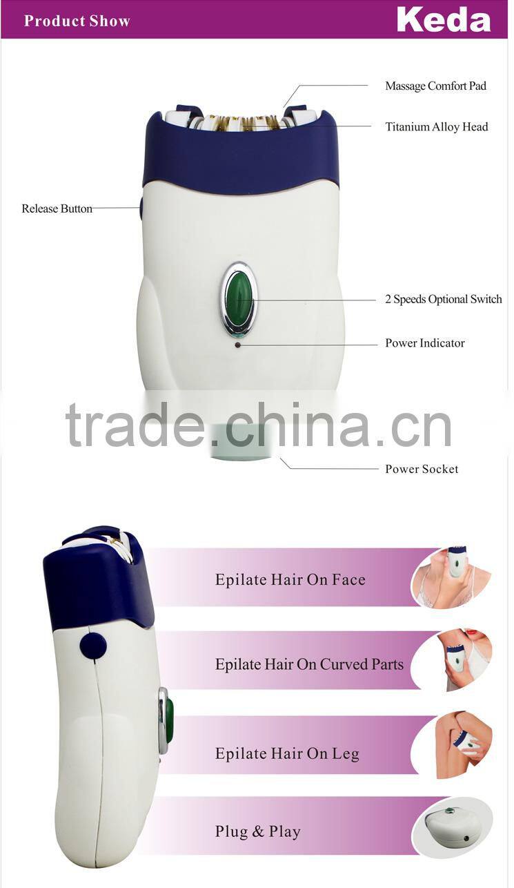 Blue Rechargeable Bikini Epilator
