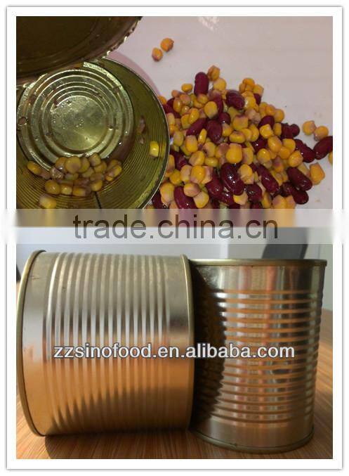 400g Canned Mixed Red Kidney Beans and Sweet Corn Chinese Supplier