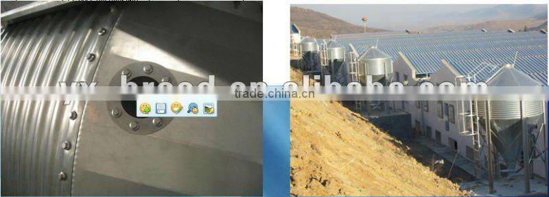 Steel Hopper Bottom feed silo