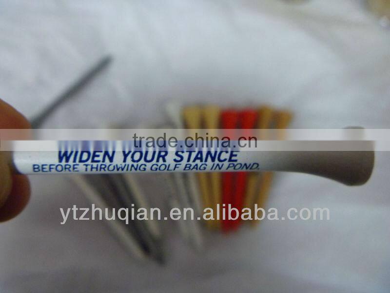 Header Card Packag Wood Golf Tees With High Quality