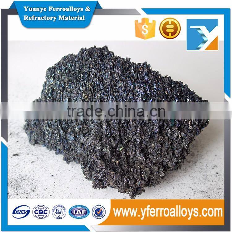 High purity black SiC85% Silicon Carbide Lump price