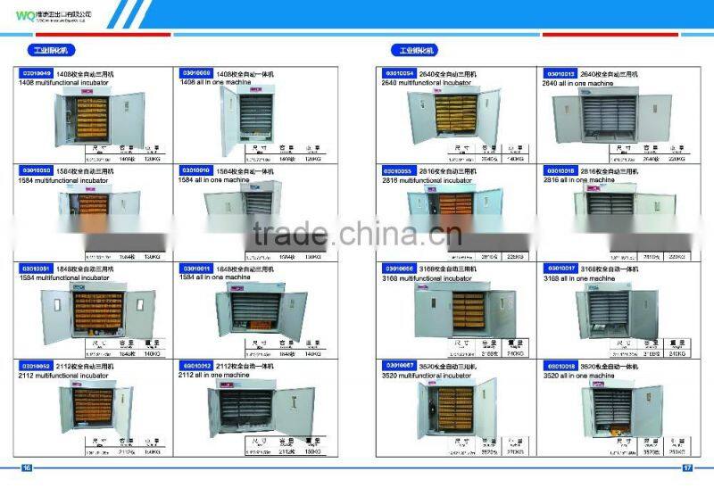 Weiqian new type chicken hatchery machine price,chicken egg incubator mini industrial machine 220 chicken eggs