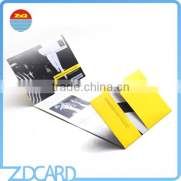 2016 Fashional Color Printing Foldable Perfume Brochure