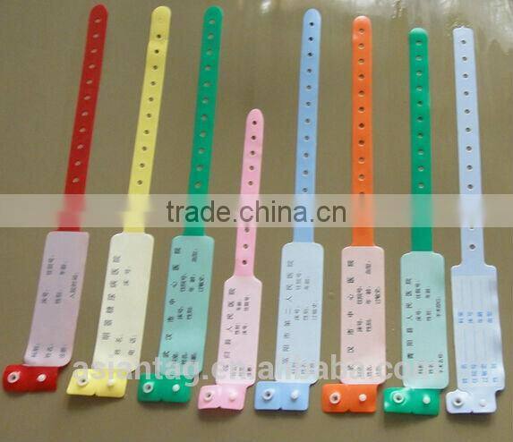 Medical hospital waterproof id wristbands China OEM product