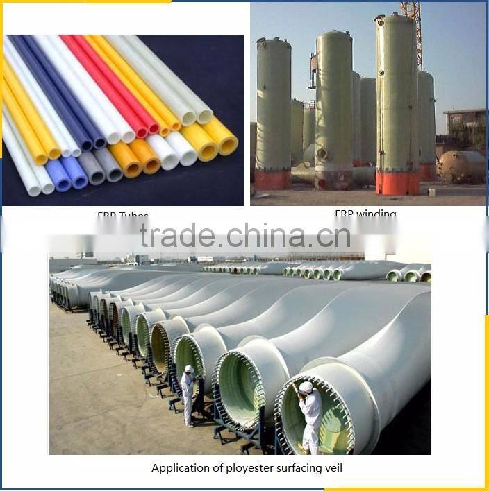 None woven FRP polyester veil for FRP composites from factory, China