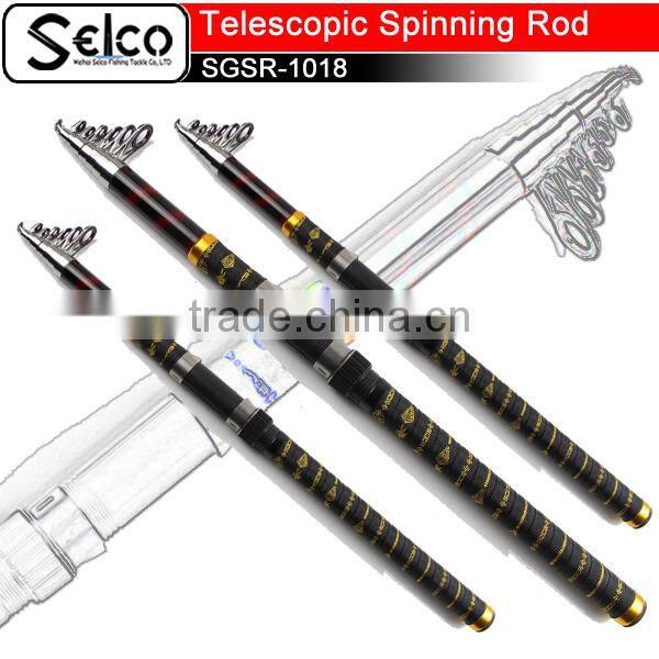 fiber glass telescopic rod for bass mixed carbon rod,chinese fishing tackle mixed carbon rod