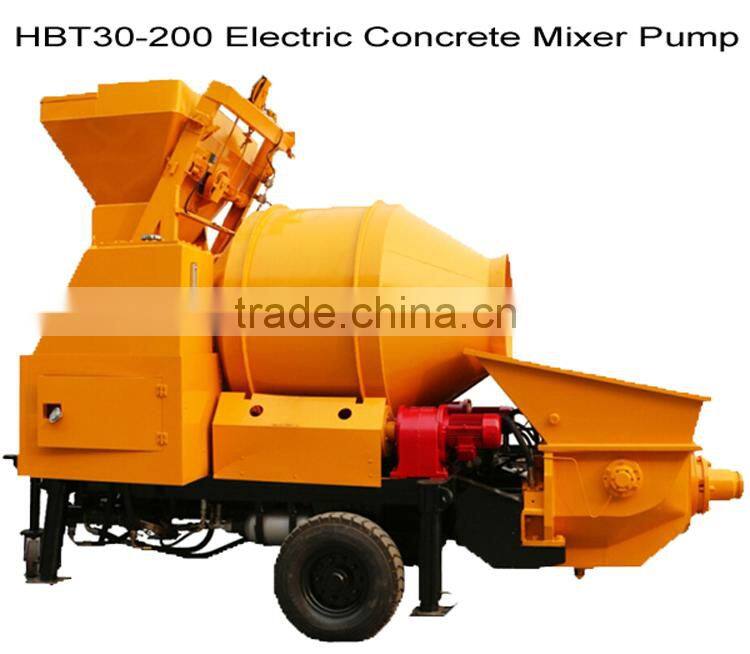 High Quality Concrete Pump with Mixer for Sale