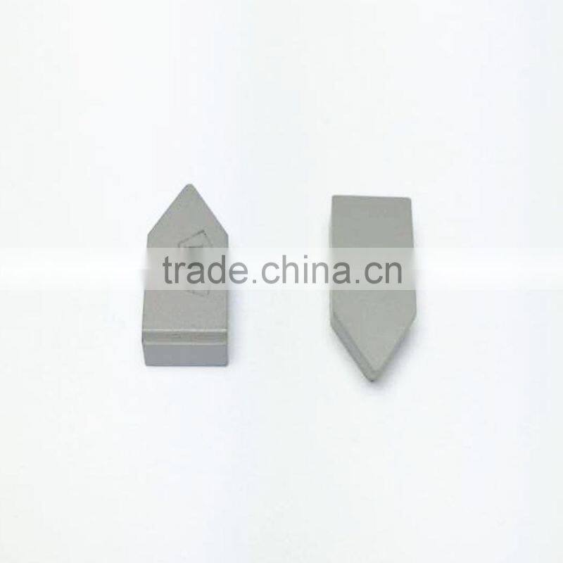 Type D1 tungsten carbide brazing tips for making end milling, periphery turning and boring tools