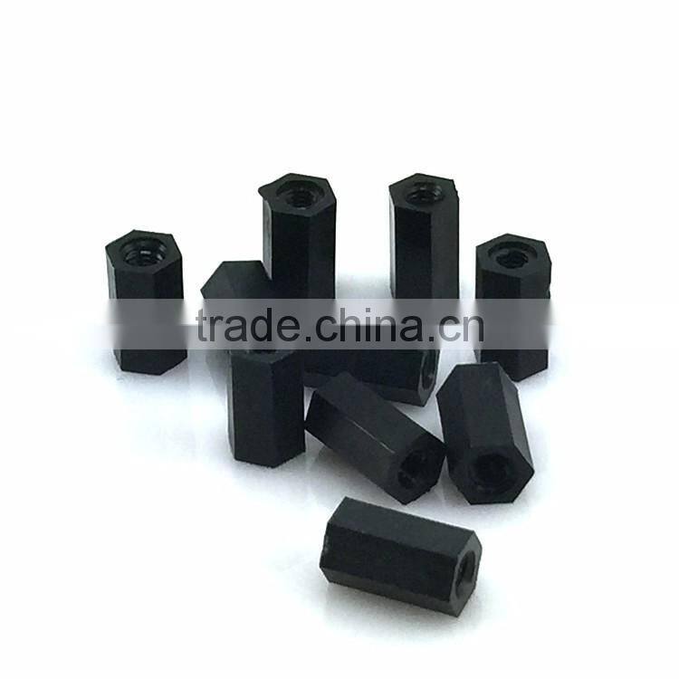 Factory manufacture high quality hex black plastic inside nut cover