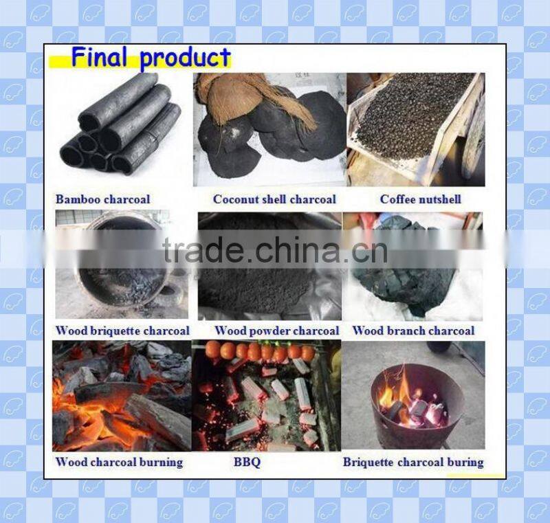 waste recycling machinery jute stick charcoal powder machine