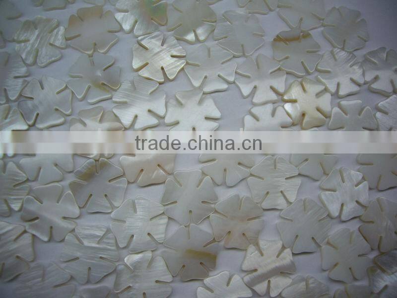 shell heart,flower,leaves,star carving blanks for pendants