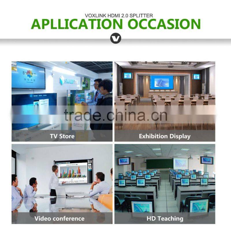 Voxlink HDMI 2.0HDR 1x2 HDMI splitter (4K/60Hz/ HDCP2.2)US