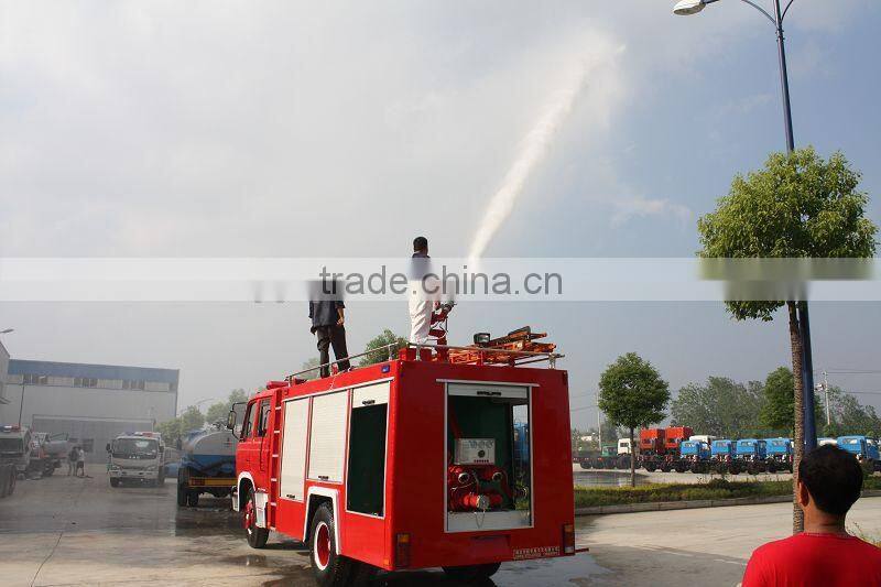 Dongfeng 5000L~6000L capacity of fire truck specifications from original factory