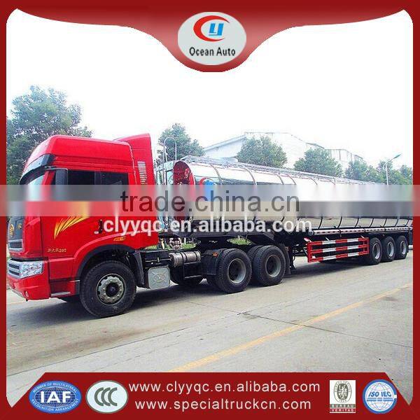 Sale 40000 3 alxes car carrier semi trailer truck stainless steel