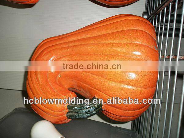 OEM Blow Molding plastic halloween pumpkin bucket pumpkin decoration for sale