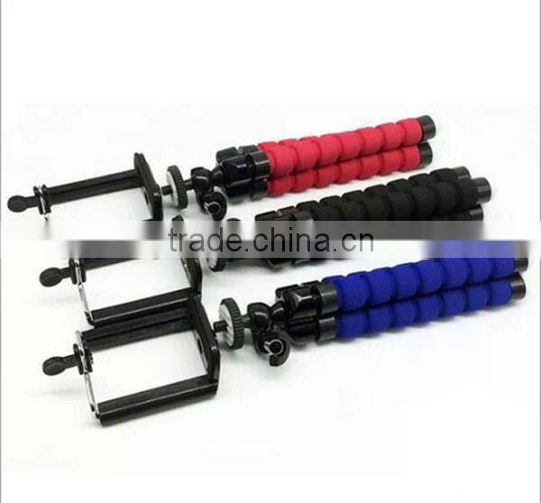 Octopus flexible mini selfie stick phone tripod with stand