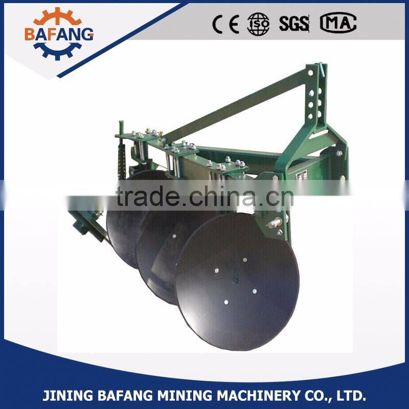 3 discs agricultural tubular disc plough