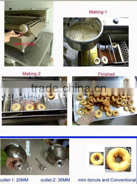 Automatic mini donut machine