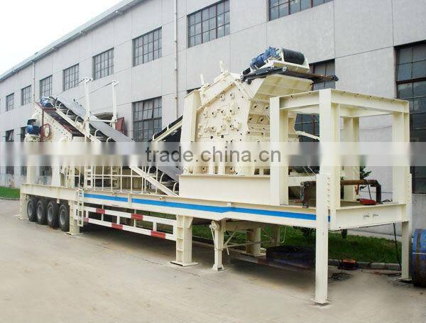 Excellent Performance Impact Mobile Crushing Plant With Good Reputation
