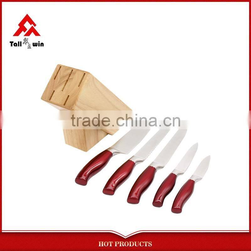 High quality!!stainless steel knife set,5 pcs stainless steel kitchen knife