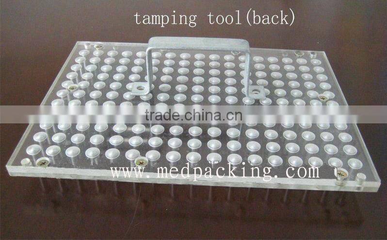 187 holes manual capsule filling machine + tamping tool size 00#