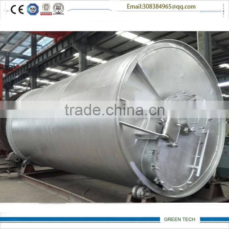 Waste to diesel oil recycling plant by pyrolysis and catalyst