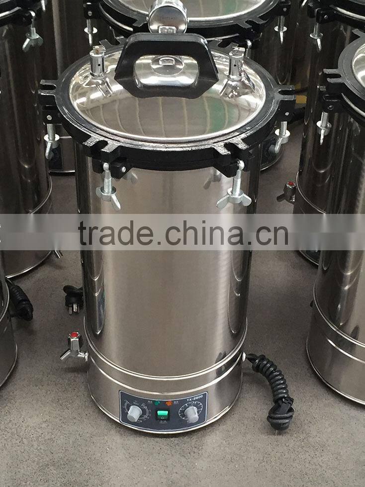 YX-280D Stainless Steel Small Autoclave Steam Sterilizer - Bluestone Autoclave