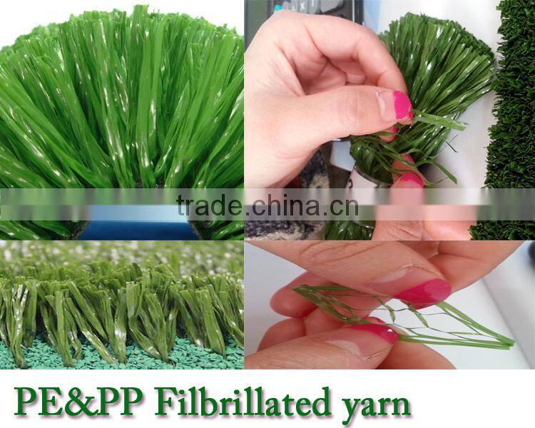 11000dtex PE Fibrillated Yarn Artificial Grass for volleyball court turf