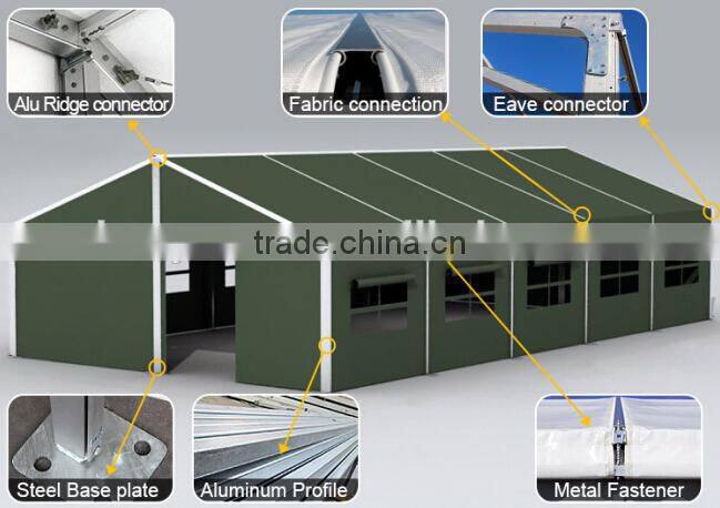 Best quality easy set-up movable 20x30m army medical hospital tent for temporary clinic