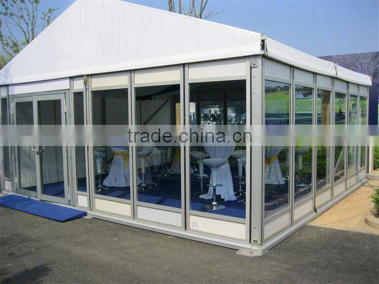 10m clear span aluminum frame structure gazebo garden tent restaurant marquee beer festival party canopy with transparent walls