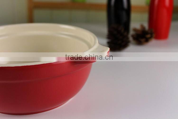 2017 Factory supplies custom ceramic cookware casserole carrier