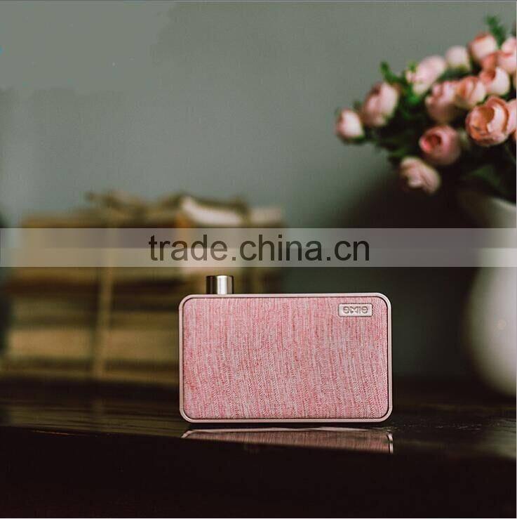 Retro Mini Portable Wireless Bluetooth Speaker Canvas Elegant Subwoofer Bluetooth Mini Speaker Promotion Gift Mini Speaker