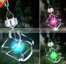 colour changing wind spinner solor light